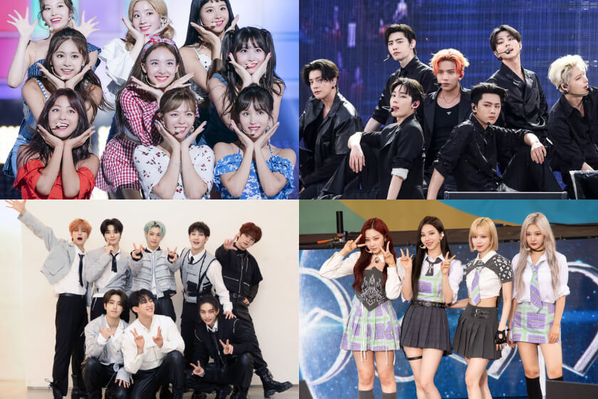 Kpopアイドルのコピーダンス