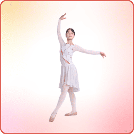 バレエコースのレッスン風景