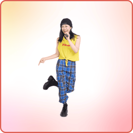 ダンス＆ボーカルコースのレッスン風景